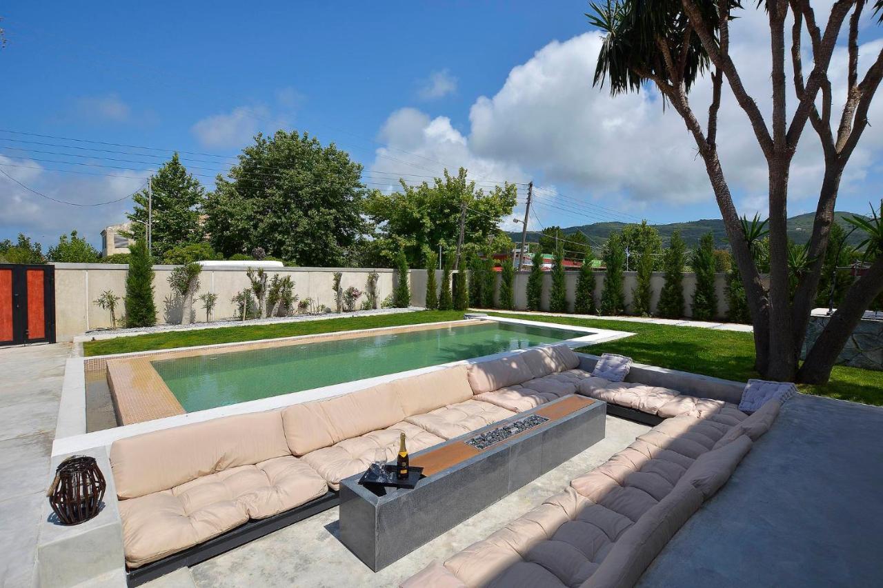 Villa Flamingo - 4 Bedrooms - Private Pool - Next To Renowned Issos Beach & Lake Korission Λίνια Εξωτερικό φωτογραφία