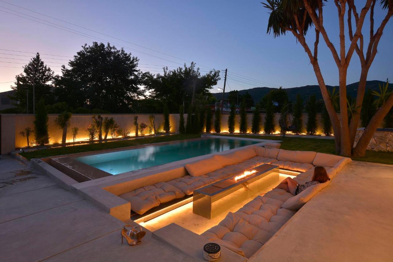Villa Flamingo - 4 Bedrooms - Private Pool - Next To Renowned Issos Beach & Lake Korission Λίνια Εξωτερικό φωτογραφία